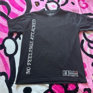 Black Baggy graphic tee